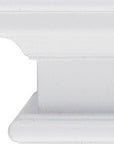 23" Classic White Floating Wall Shelf