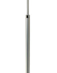 62" Floor Lamp With White Fabric Empire Shade
