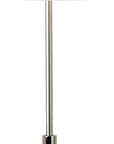 62" Floor Lamp With White Fabric Empire Shade
