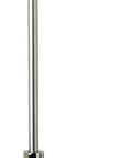 62" Floor Lamp With White Fabric Empire Shade