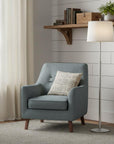 62" Floor Lamp With White Fabric Empire Shade