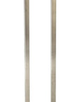 61" Metal Floor Lamp With White Fabric Shade