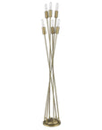 60" Six Light Torchiere Floor Lamp