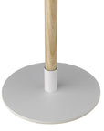 55" Brown And White Reading Floor Lamp