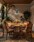 Barnes 1-Light Gray Convertible Pendant