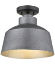 Barnes 1-Light Gray Convertible Pendant