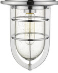 Silver Teardrop Shape Pendant Light