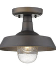 Antique Bronze Shallow Plate Adjustable Pendant Light