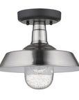 Silver Shallow Plate Adjustable Pendant Light
