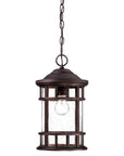 Black Lantern Seeded Metal Dimmable Chandelier With Clear Shades