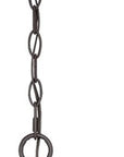 Frosted Glass Bronze Lantern Hanging Light