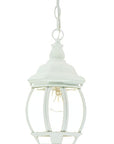 White Glass Globe Hanging Light