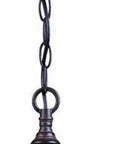 Three Light Dark Brown Eastern Lantern Hanging Light