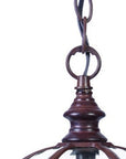 Dark Brown Cage Hanging Light