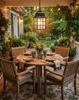 Matte Black Window Pane Lantern Hanging Light