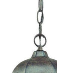 Two Light Antique Black Carousel Lantern Hanging Light