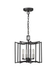 Rhian 4-Light Matte Black Pendant
