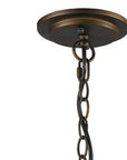 Brown Crystal Dimmable Ceiling Light With Brown Shades