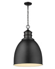 Black Metal Dimmable Ceiling Light With Black Shades