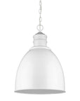 White Metal Dimmable Ceiling Light With White Shades