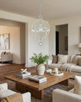 Callie 1-Light Country White Pendant