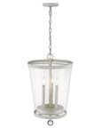 Callie 3-Light Country White Foyer Pendant