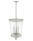 Callie 3-Light Country White Foyer Pendant