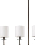 Brown Crystal Four Light Dimmable Ceiling Light