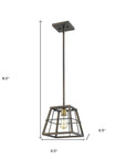 Bronze Metal Dimmable Ceiling Light