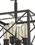 Brooklyn 4-Light Oil-Rubbed Bronze Convertible Pendant