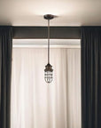 Bronze Lantern Metal Dimmable Ceiling Light With Bronze Shades
