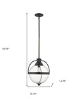 Kassian 1-Light Oil-Rubbed Bronze Pendant