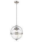 Kassian 1-Light Satin Nickel Pendant