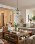 Kassian 1-Light Satin Nickel Pendant