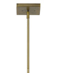 Bronze Metal Three Light Dimmable Ceiling Light With Copper Shades