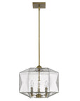 Bronze Metal Three Light Dimmable Ceiling Light With Copper Shades