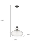 Torrel 1-Light Oil-Rubbed Bronze Pendant