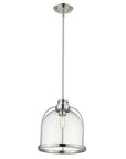 Stanton 1-Light Polished Nickel Pendant