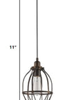 Antique Bronze Wire Pendant Hanging Light