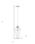 Ballina 1-Light Polished Nickel Mini-Pendant