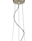 Layla 1-Light Washed Gold Bowl Pendant With Gloss White Interior Shade