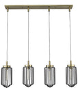 Reece 4-Light Aged Brass Island Pendant
