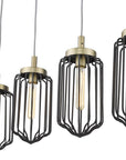 Reece 4-Light Aged Brass Island Pendant
