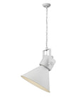 Crew 1-Light White Pendant