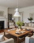 Crew 1-Light White Pendant