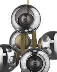 Lunette 6-Light Aged Brass Pendant