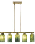 Monet 5-Light Brass Pendant