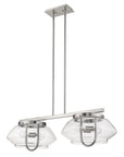Garner 4-Light Satin Nickel Island Pendant
