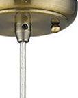 Solea 1-Light Antique Brass Pendant