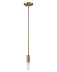 Dull Gold Mini Pendant Hanging Light